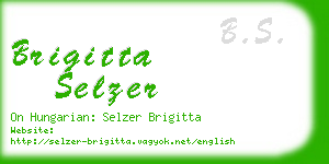 brigitta selzer business card